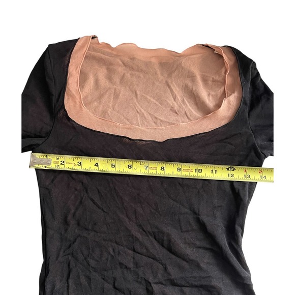 Intimately Free People Double Take Long Sleeve Layer Nylon Top Sz S Whimsigoth - Picture 11 of 12